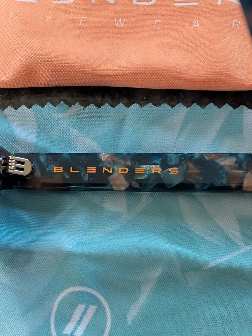 Blenders Teal And Coral Sunglasses with Copper Mirror Lenses